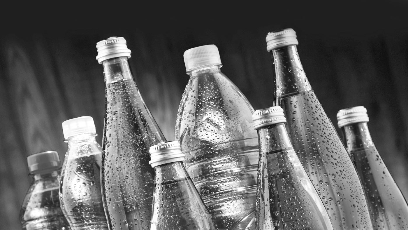 Water bottles and beverage